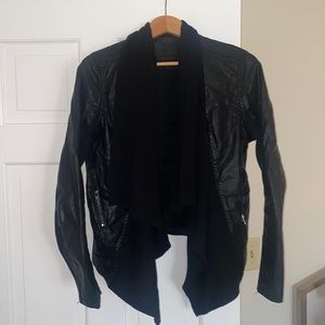 Blank NYC black leather jacket